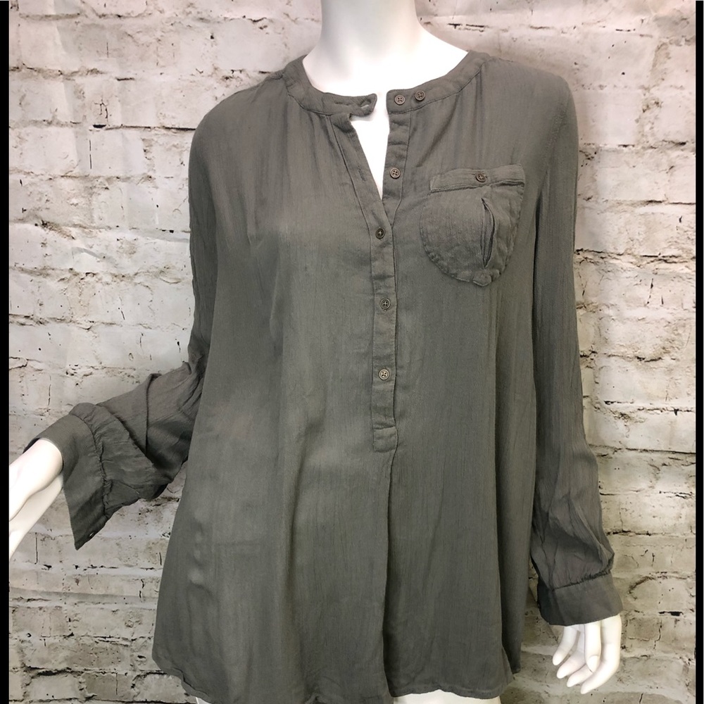 Free People Oversized Flowy Top NWOT